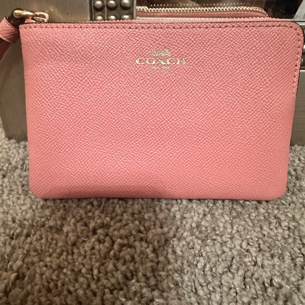 Pink Coach Wristlet - Picture 2 of 2